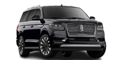 "Lincoln Navigator luxury SUV for Toronto limo services, airport transfers, corporate travel, and weddings. Book now for a premium, comfortable ride."