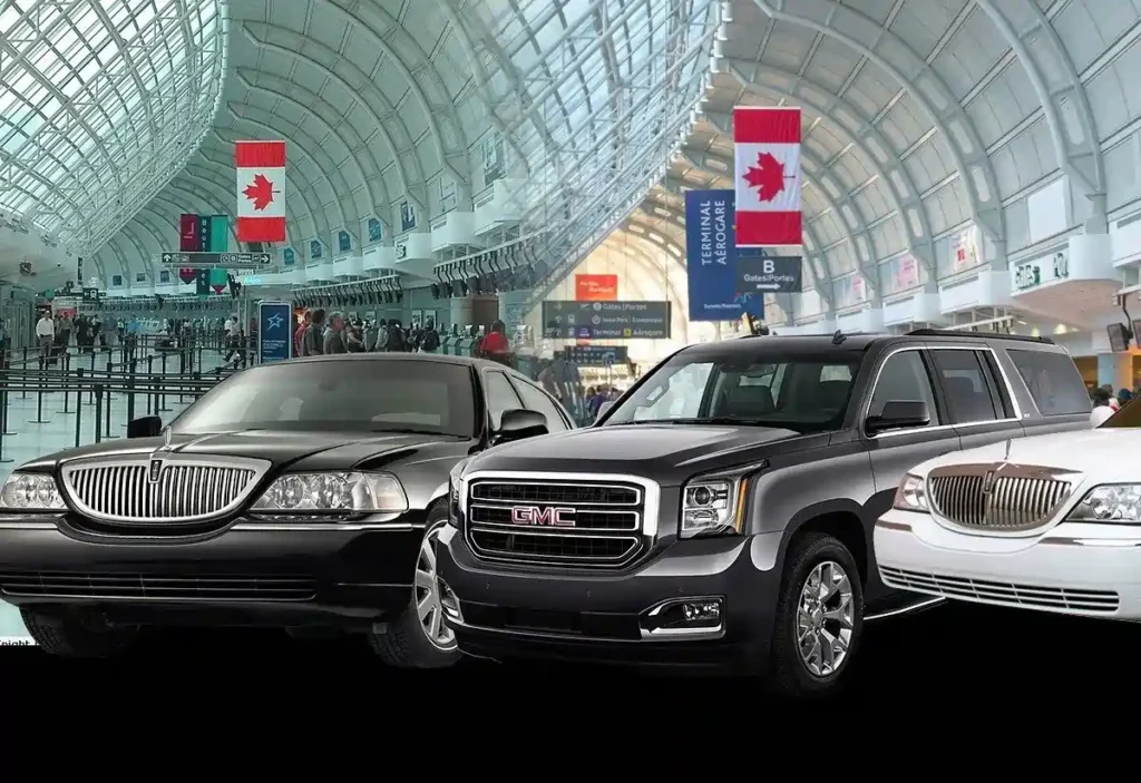 GTA airport limo services outside Toronto airport departures terminal