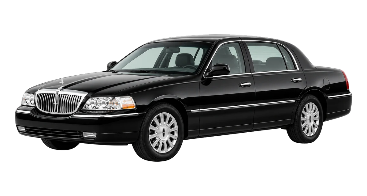 Lincoln town car from the Toronto Airport Limo Taxi fleet